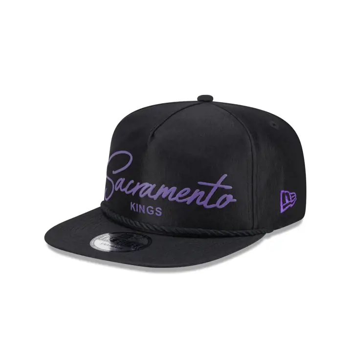 Sacramento Kings NBA Nylon Script Golfer BK/BK/KGRN
