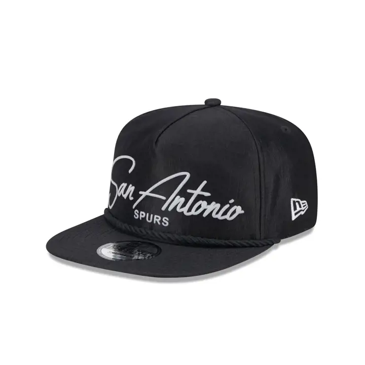 San Antonio Spurs NBA Nylon Script Golfer NOIR/NOIR/VERT KGRN