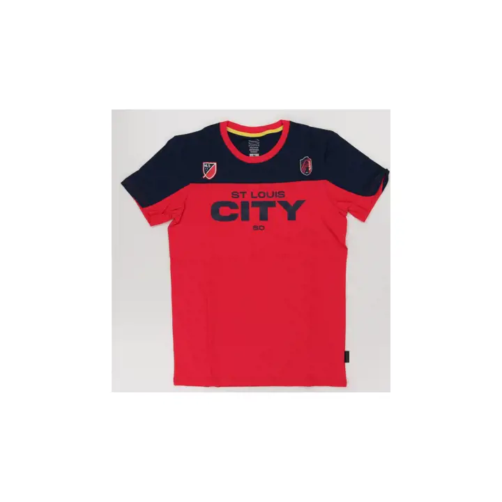 T-shirt rouge stade St. Louis City SC MLS