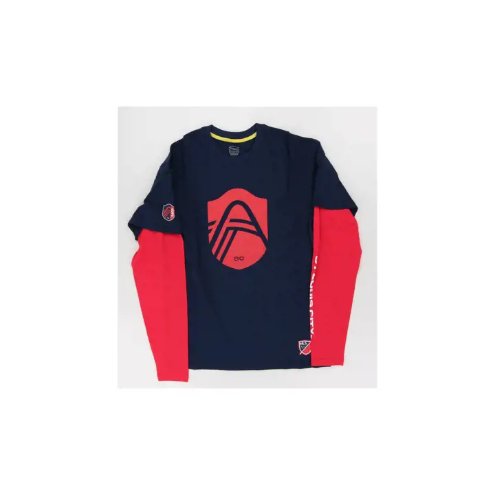 T-shirts à manches longues pour spectateur MLS St. Louis City SC BLEU MARINE