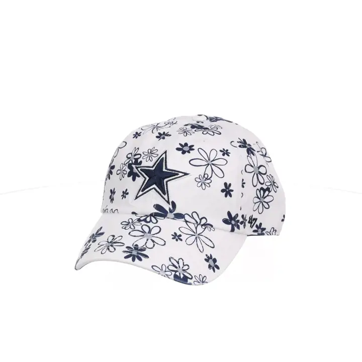 Dallas Cowboys NFL 47 Fille Daisy Clean Up Blanc