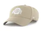 Ohio State Buckeyes '47 NCAA Khaki White MVP Cap Adjustable Hats