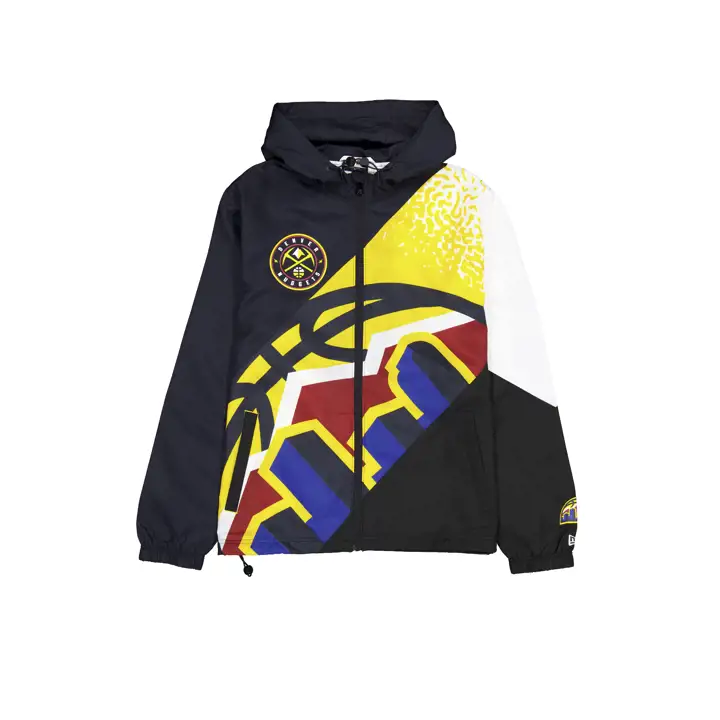 Coupe-vent classique NBA Denver Nuggets BLEU MARINE