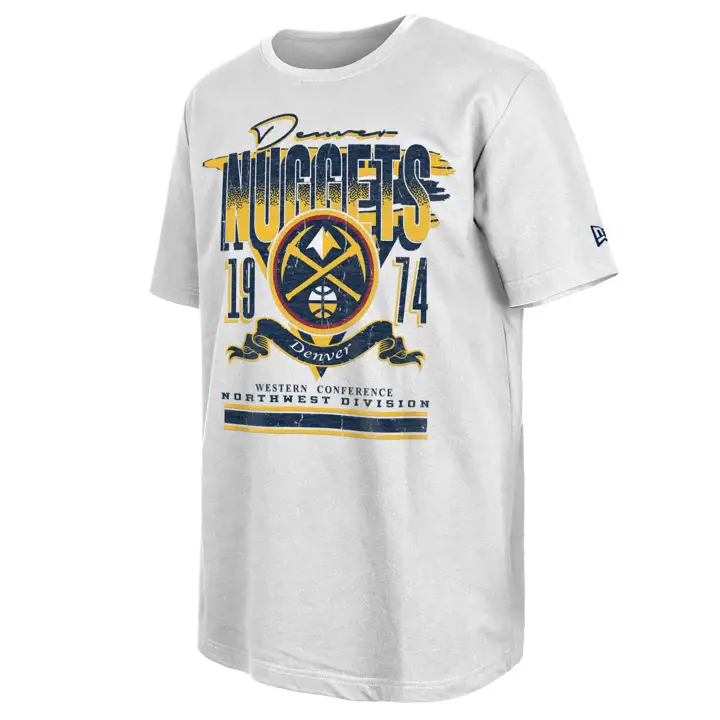 T-shirt classique NBA Denver Nuggets WHT