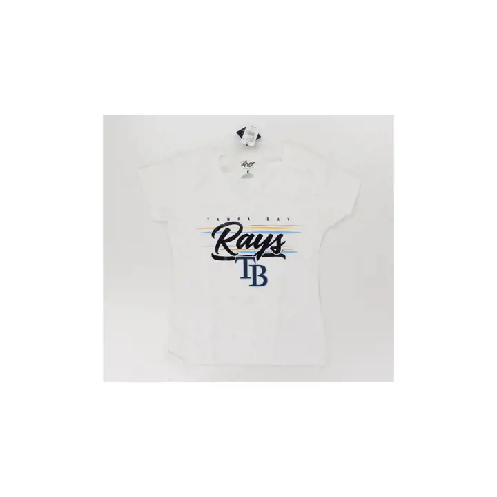 Tampa Bay Rays MLB Women's Fair Catch SS Tee 23 WHT