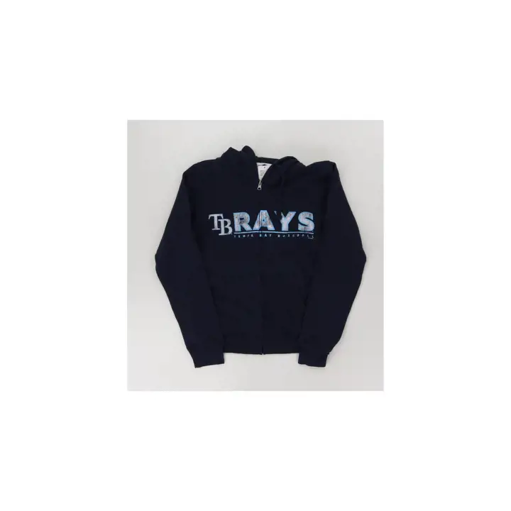 Sweat à capuche zippé femme Tampa Bay Rays MLB Wild Cat 23 Marine