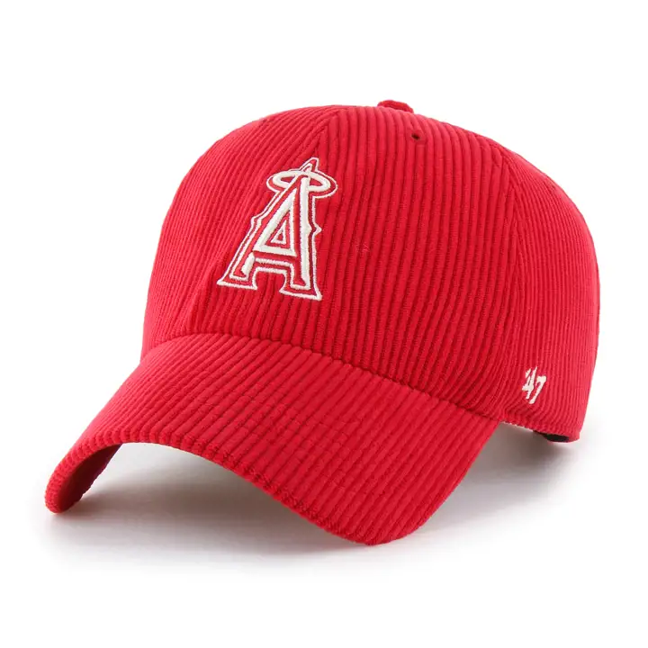 LOS ANGELES ANGELS MLB TC CORD CASQUETTE '47 CLEAN UP ROUGE