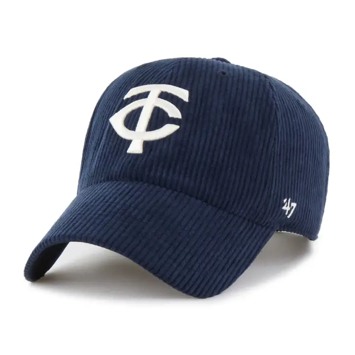 CASQUETTE RÉGLABLE MLB CORD MINNESOTA TWINS '47 CLEAN UP MARINE