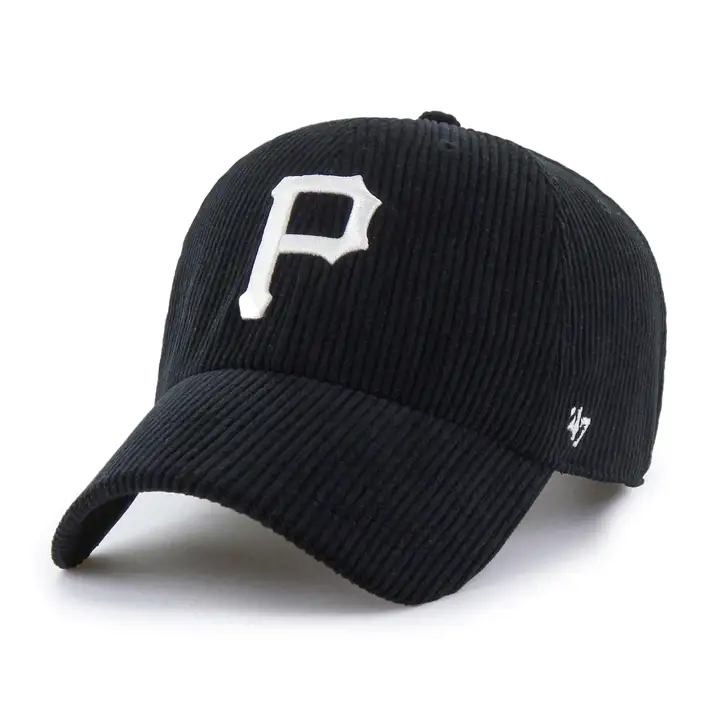 PITTSBURGH PIRATES MLB CASQUETTE EN VELOURS CORDELÉ '47 CLEAN UP NOIR