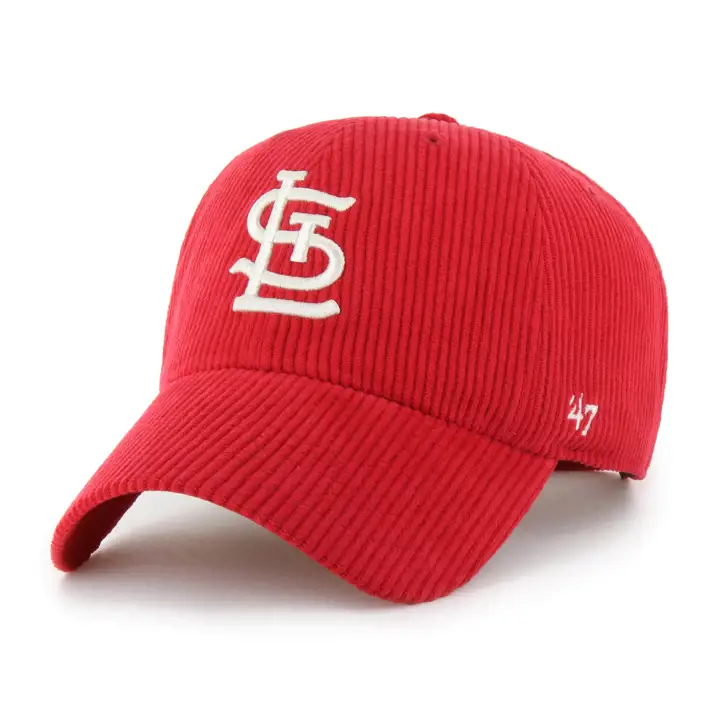 CASQUETTE ST. LOUIS CARDINALS MLB TC CORD '47 CLEAN UP ROUGE