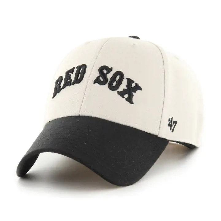 BOSTON RED SOX MLB Bone/Black Script '47 MVP TAN/BLK