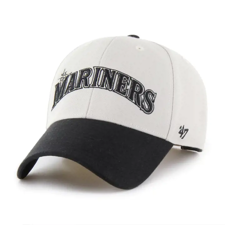 CASQUETTE SEATTLE MARINERS MLB Bone/Black Script '47 MVP TAN/BLK