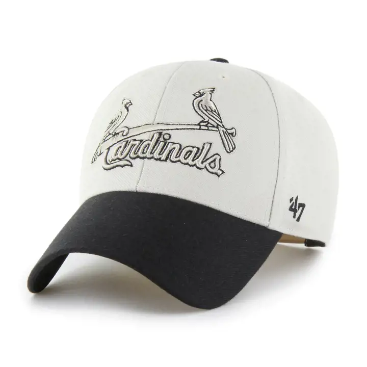 ST. LOUIS CARDINALS MLB Bone/Black Script '47 MVP TAN/BLK
