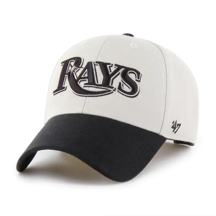 TAMPA BAY RAYS MLB Casquette noire et beige '47 MVP