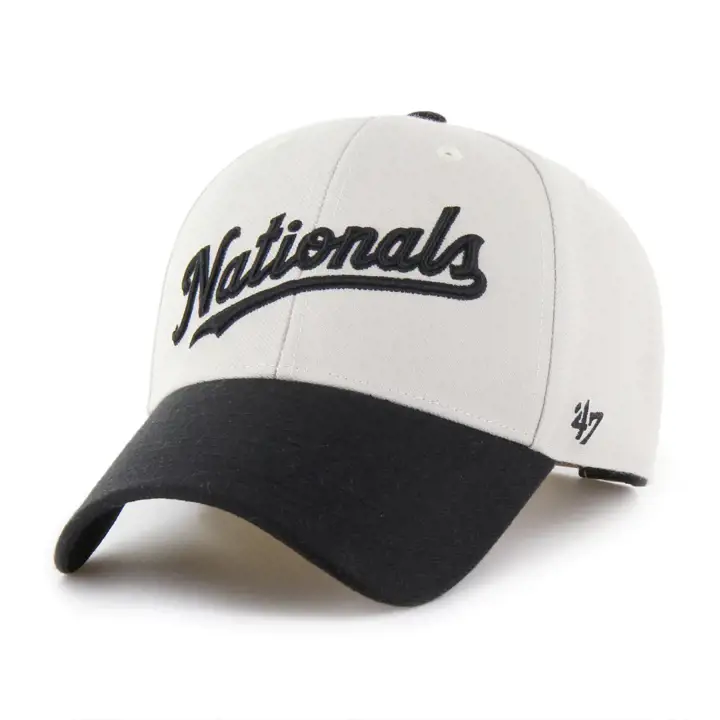 WASHINGTON NATIONALS MLB Casquette MVP Script '47 TAN/BLK