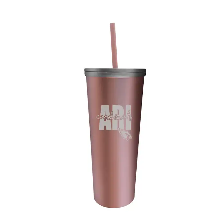 Arizona Cardinals Gobelet mince rose doré 24oz AST