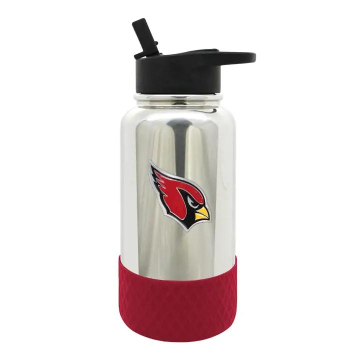 Bouteille d'eau Arizona Cardinals chromée 32 oz AST