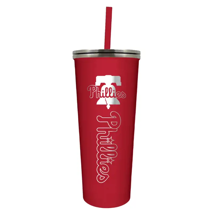 Gobelet fin de 24 oz des Phillies de Philadelphie AST