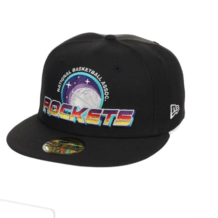Houston Rockets NBA HOU Moon Sunrise 59FIFTY BLK/GRY