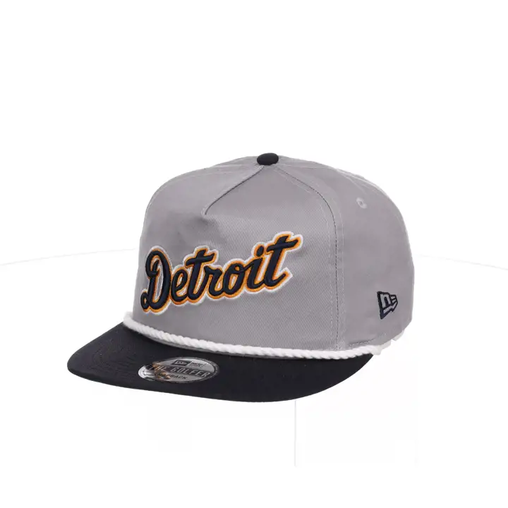 Detroit Tigers MLB NEW ERA WM ROPE GOLFER GRIS/MARINE