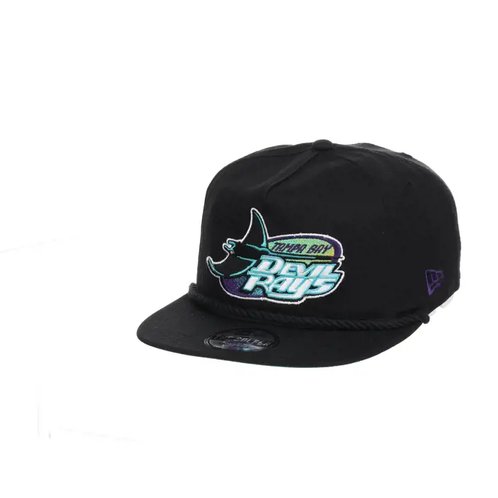 Tampa Bay Rays MLB NEW ERA WM ROPE GOLFER NOIR