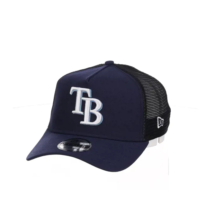 Casquette MLB NEW ERA 9FORTY FOAM TRUCKER Tampa Bay Rays bleu marine