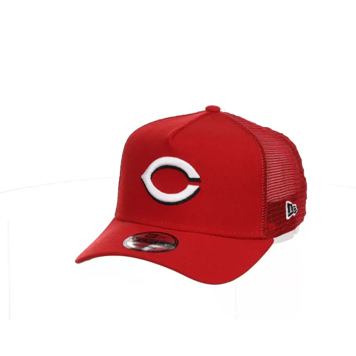 Casquette trucker en mousse 9FORTY MLB NEW ERA Cincinnati Reds rouge
