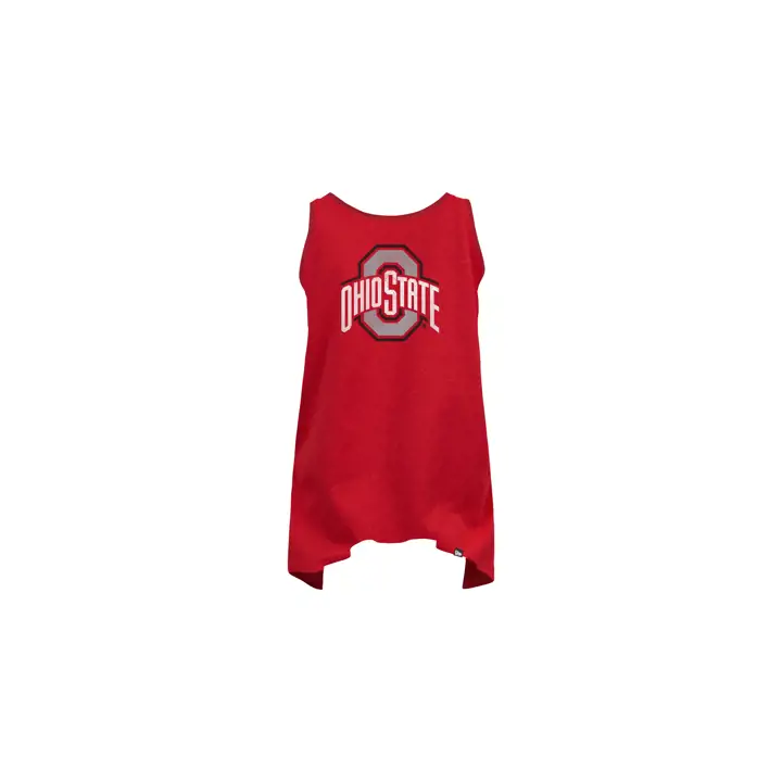 Ohio St B NCAA Débardeur femme dos fendu 24 ROUGE