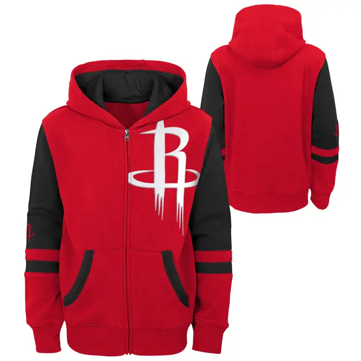 Veste de survêtement zippée intégrale pour enfant NBA Houston Rockets « Straight To The League »