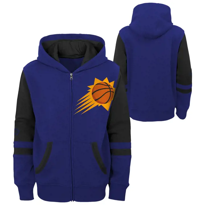 PHOENIX SUNS NBA Kids Straight To The League Veste Entièrement Zippée BLK