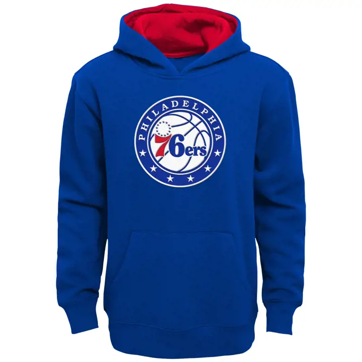 Sweat à capuche en polaire NBA Youth Prime Logo des PHILADELPHIA 76ERS BLEU