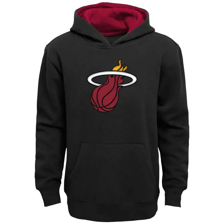 MIAMI HEAT NBA Sweat à capuche en molleton avec logo Prime pour jeune ROUGE