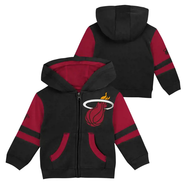 MIAMI HEAT NBA Tout-petit Droit à la Ligue FZ Capuche ROUGE