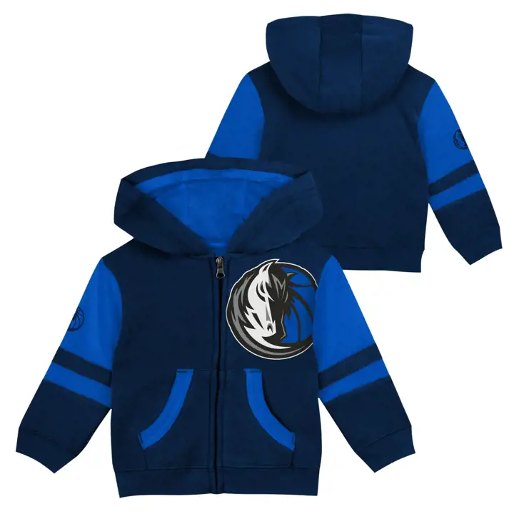 DALLAS MAVERICKS NBA Sweat à Capuche Zippé Bébé Droit Vers La Ligue