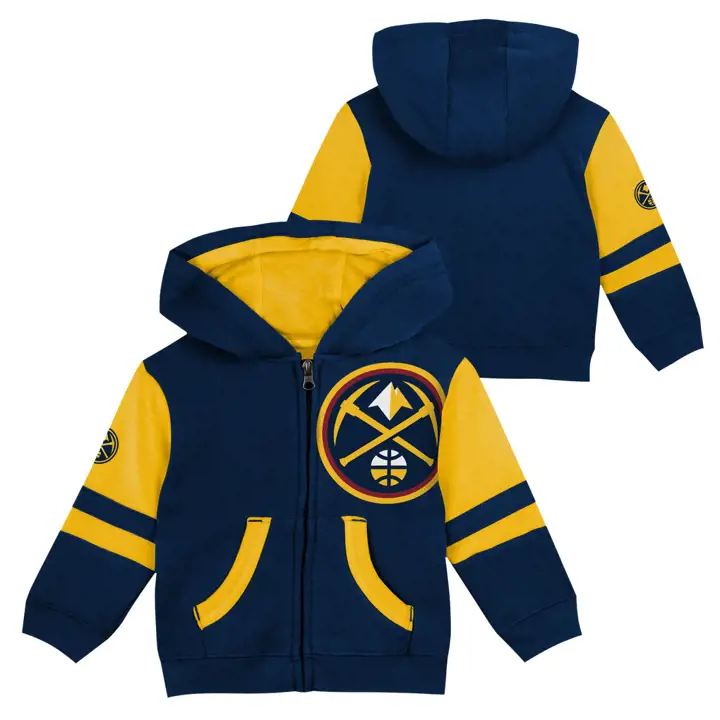 DENVER NUGGETS NBA Sweat à capuche zippé pour tout-petits Straight To The League NA
