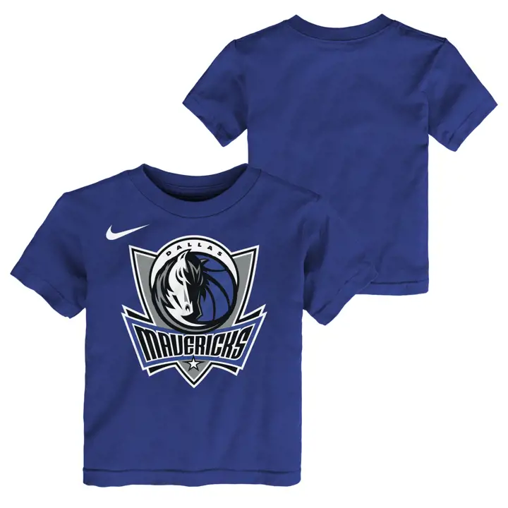 T-shirt bleu enfant DALLAS MAVERICKS NBA - Logo essentiel