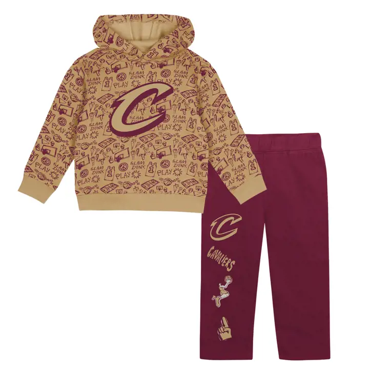 CLEVELAND CAVALIERS NBA Ensemble 2 pièces enfant Give & Go ROUGE