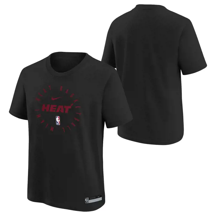 T-Shirt d'entraînement NBA Youth Miami Heat 24 NOIR