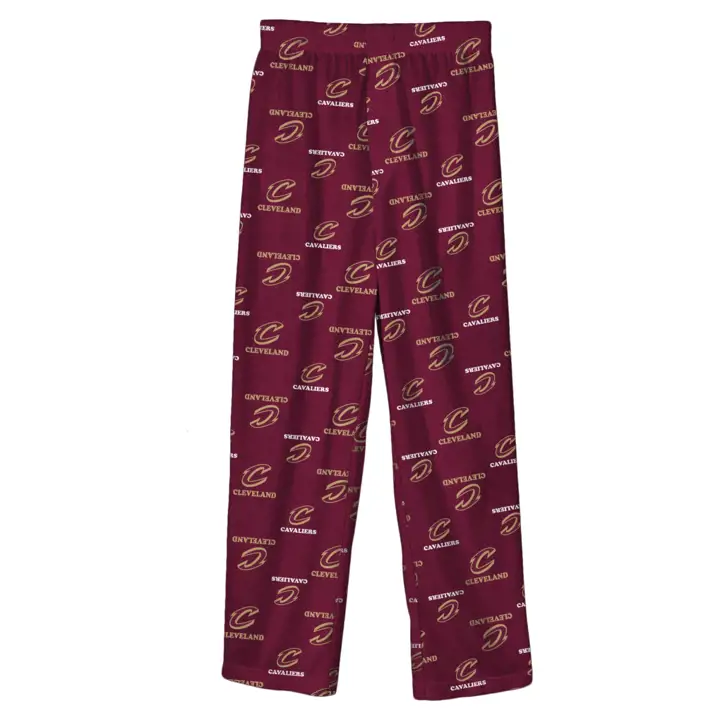 Pantalon de Pyjama Rouge imprimé CLEVELAND CAVALIERS NBA pour Enfants