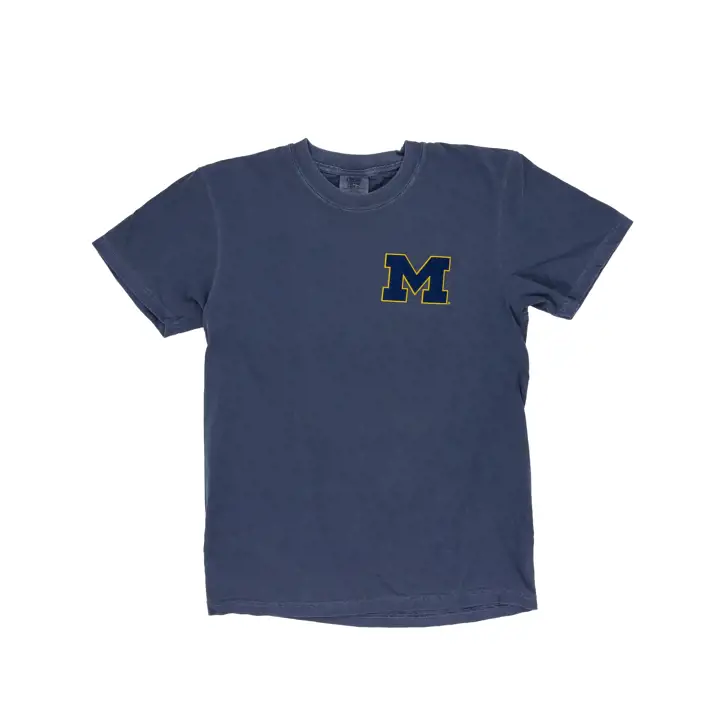 T-shirt marine Michigan Wolverines NCAA Gates du stade