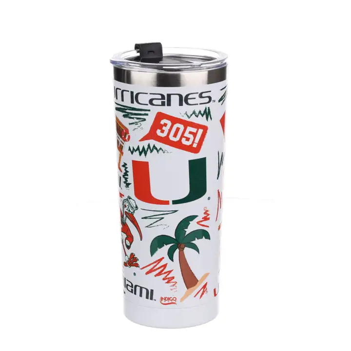 Gobelet local Miami Hurricanes 24 oz AST