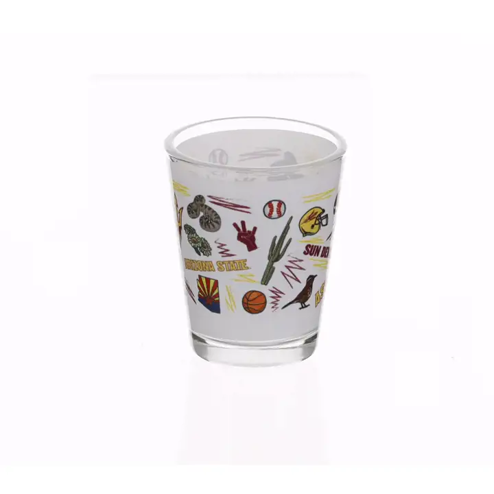 Verre à shot local Arizona State Sun Devils 2 oz AST