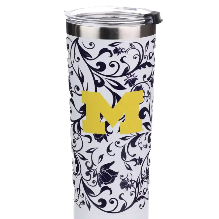 Gobelet floral Michigan Wolverines de 700 ml AST