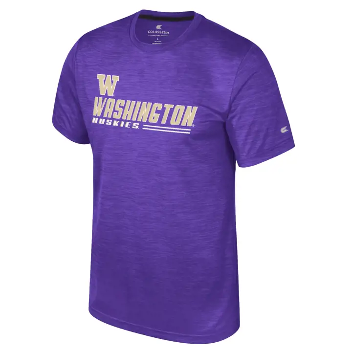WASHINGTON HUSKIES NCAA LANGMORE SS T-SHIRT 24 VIOLET