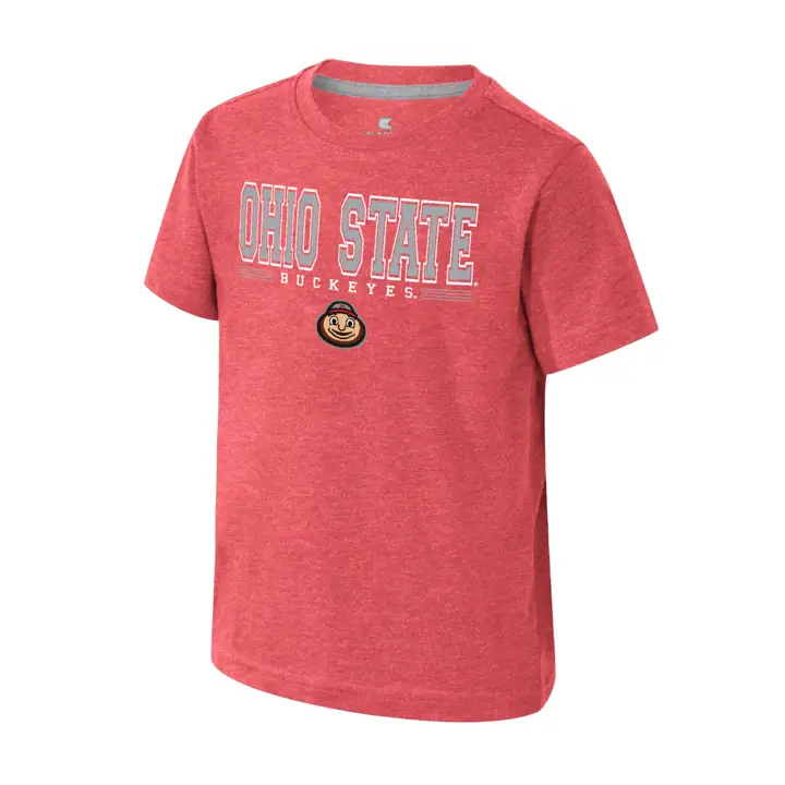 OHIO STATE BUCKEYES NCAA T-SHIRT ENFANT HAWKINS MANCHES COURTES 24 ROUGE