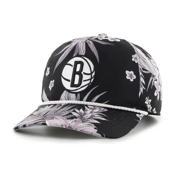 Casquette trucker Brooklyn Nets NBA '47 Ibiza Floral BLK/GRY