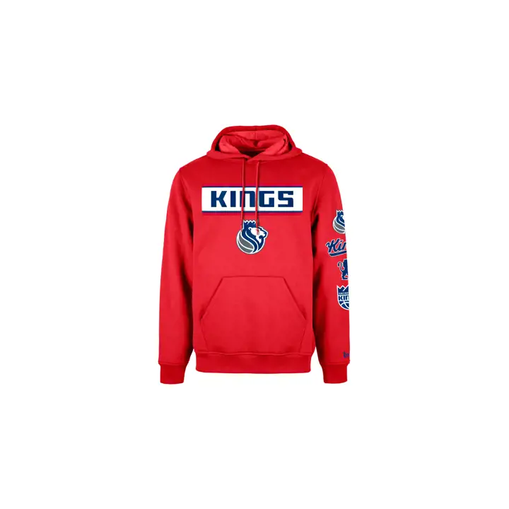 Sacramento Kings NBA City Logo Quad Capuche ROUGE