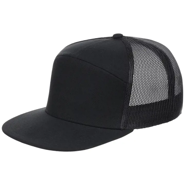 Casquette Trucker 7 panneaux BLANK CBL Birdie Noire