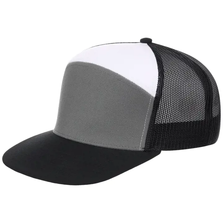 Casquette camionneur BLANK CBL Birdie 7 panneaux anthracite/BLC/NR
