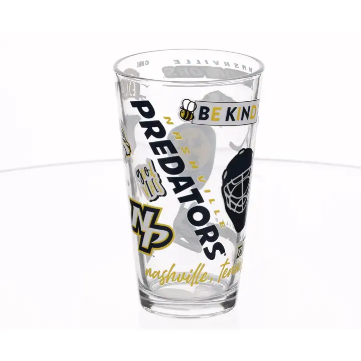 Verre à pinte Native Nashville Predators 16 oz AST